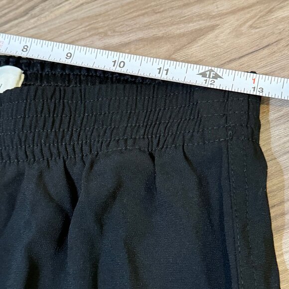 Aritzia Babaton Integrate Crepe Relaxed Fit Pant Pull-on in Black Womens SM - Picture 9 of 10